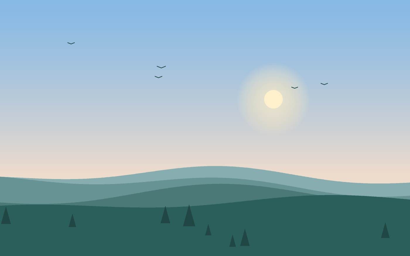 Landschaftsillustration