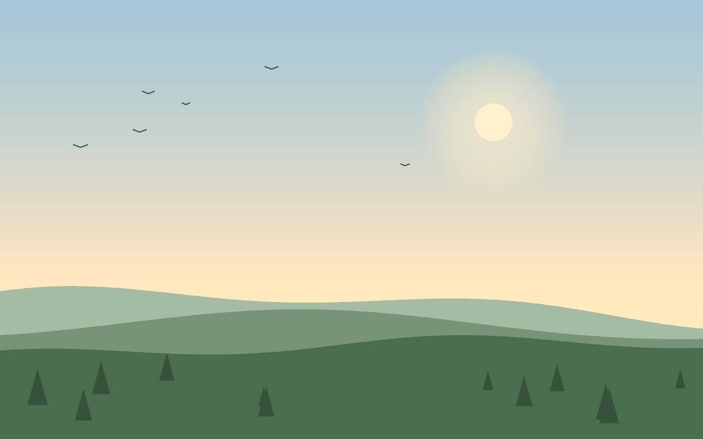 Landschaftsillustration