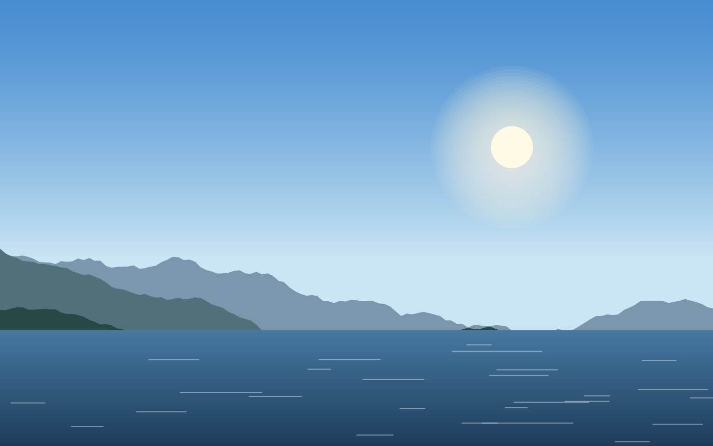 Landschaftsillustration