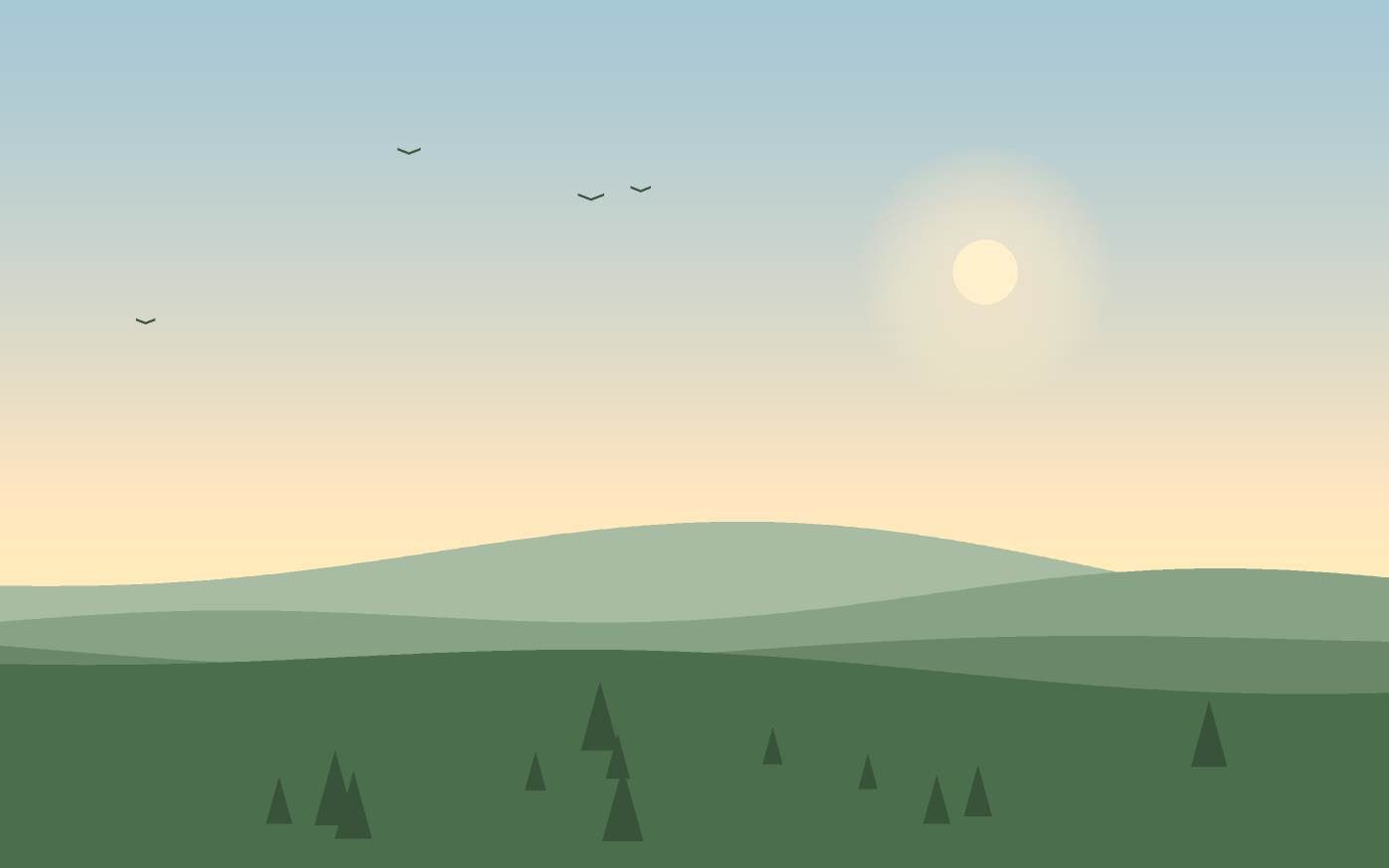Landschaftsillustration